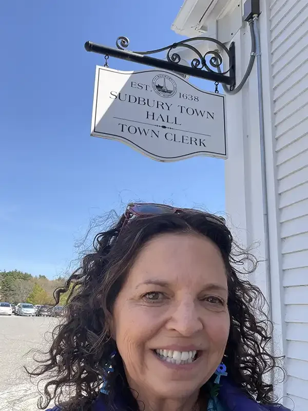 Margie at Sudbury Town Hall