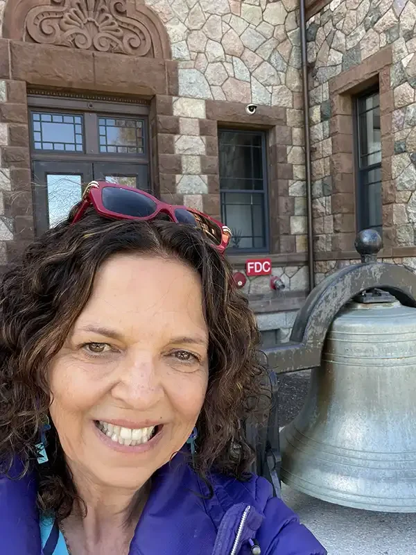 Margie at Wellesley Town Hall